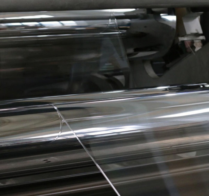 PET transparent sheet without PE Film covering