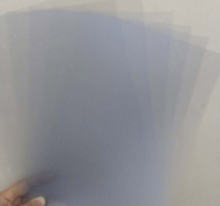 transparent PVC matt sheet